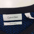 カルバンクライン CALVIN KLEIN Vネックヘリンボーンニットトップス メンズ JPN:S