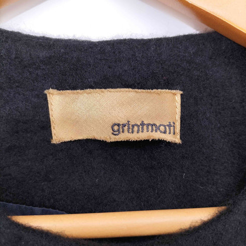 grintmati カシミヤ リネン ノーカラーコート レディース JPN:38