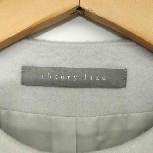 セオリーリュクス theory luxe Super Seek Miha ウール ノーカラー コート レディース 32