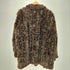 CLELEAN シルク100 ラビットファー コート レディース M-L
