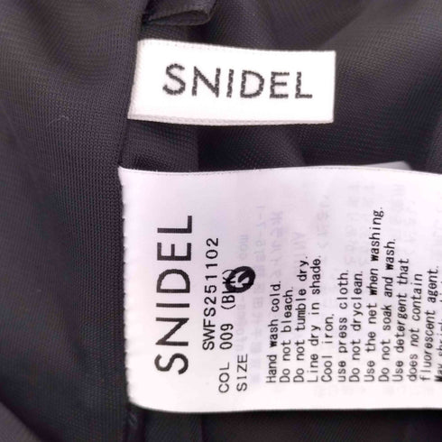 スナイデル snidel 25SS ベルテッドストラクチャーミニスカート レディース 1