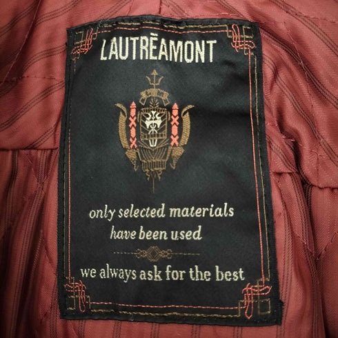 ロートレアモン LAUTREAMONT ピッグレザー ダブルブレストコート レディース import:M