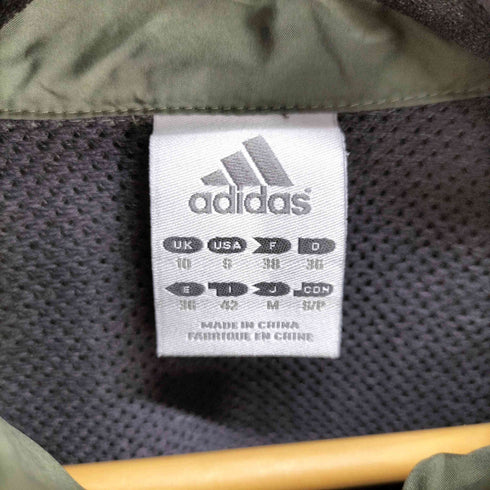 アディダス adidas 刺繍ロゴ ラインジャージ ジャケット パンツ セットアップ レディース M