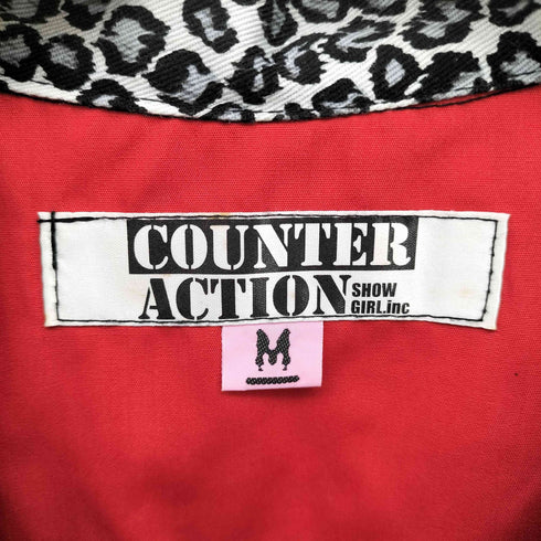 カウンターアクション COUNTER ACTION レオパード柄 S/Sオープンカラーシャツ メンズ JPN:M