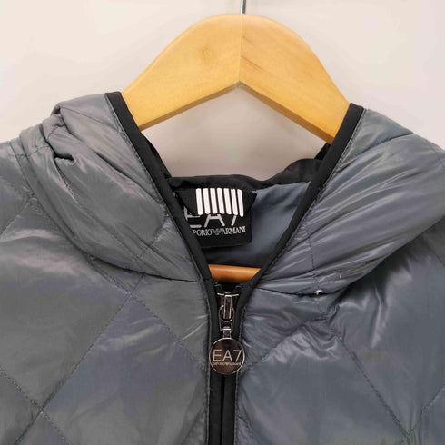 エンポリオアルマーニイーエーセブン EMPORIO ARMANI EA7 ワッペンロゴ キルティング ダウンジャケット メンズ XXL