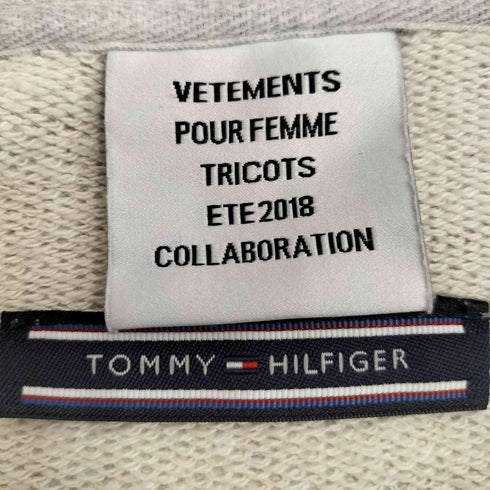 ヴェトモン VETEMENTS 18ss Oversized Hooded Sweatshirt メンズ import:L