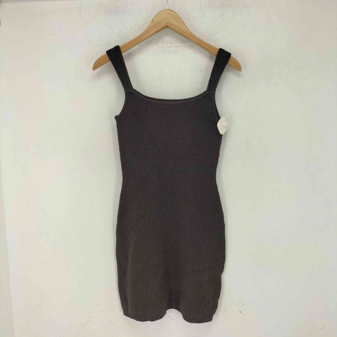 スナイデル snidel シアーカーデsetミニニットワンピース レディース ONE SIZE