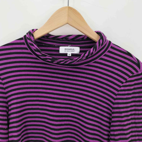 ソニアバイソニアリキエル SONIA by SONIA RYKIEL ボーダー モックネックカットソー Y2K レディース 40