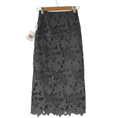 ナチュラルビューティーベーシック NATURAL BEAUTY BASIC フラワーレースタイトスカート レディース JPN:XS