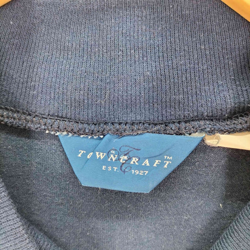 タウンクラフト TOWNCRAFT USA製 モックネック ロングスリーブシャツ メンズ import:L
