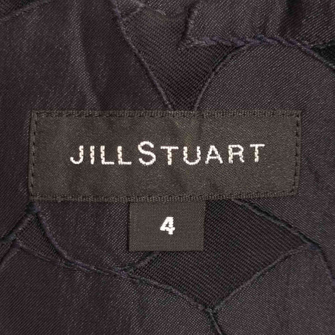 ジルスチュアート JILLSTUART 濃紺 ハートモチーフ タイトスカート レディース JPN:4