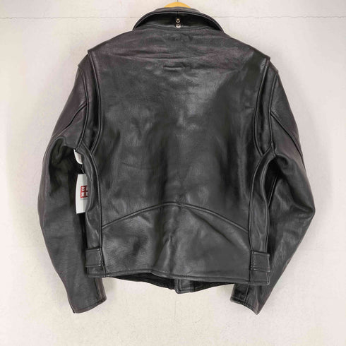 トリプルシックスレザーウェア 666 Leather Wear HORSE HIDE 英国製 ワンスター ダブルライダースジャケット メンズ UK:38