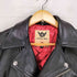 トリプルシックスレザーウェア 666 Leather Wear HORSE HIDE 英国製 ワンスター ダブルライダースジャケット メンズ UK:38