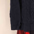 バーバリーブルーレーベル BURBERRY BLUE LABEL ケーブルニット チェック ドッキングワンピース レディース JPN:38