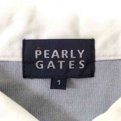 パーリーゲイツ PEARLY GATES ロゴ 刺繍 ボーダー ラガー シャツ ワンピース レディース JPN:1
