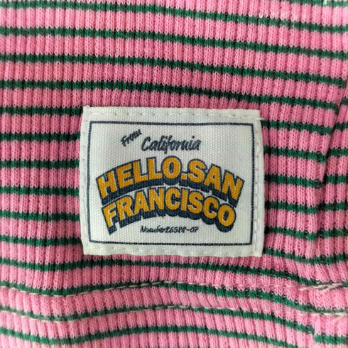 HELLO.SANFRANCISCO Tee付き ボーダー キャミ ワンピース レディース FREE