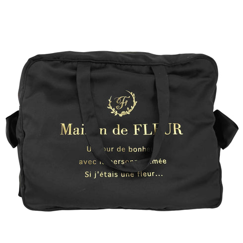メゾンドフルール Maison de FLEUR リボンデザイン ボストンキャリーオンバック レディース