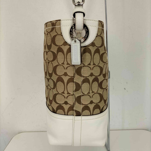コーチ COACH キャンバス シグネチャーショルダーバッグ レディース