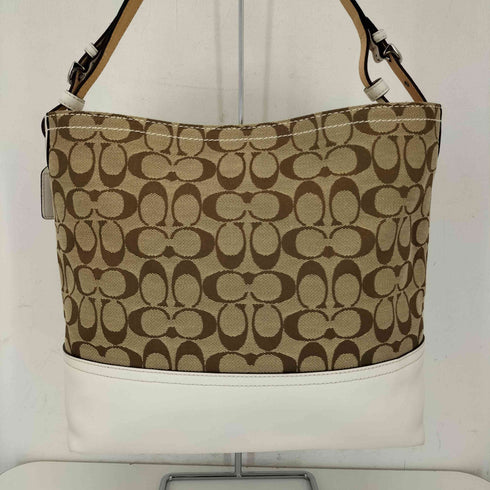 コーチ COACH キャンバス シグネチャーショルダーバッグ レディース