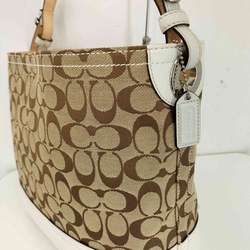 コーチ COACH キャンバス シグネチャーショルダーバッグ レディース