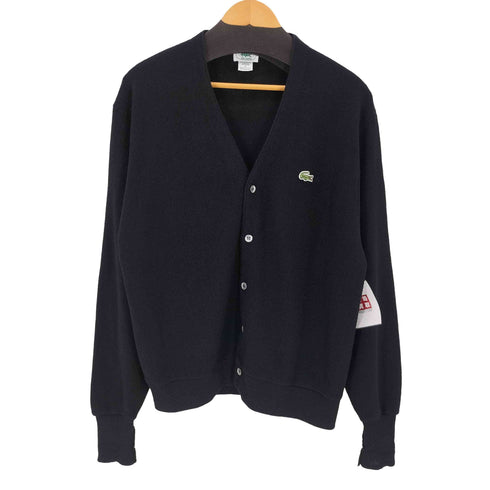 アイゾッドラコステ IZOD LACOSTE 80-90s USA製 ORLON アクリルニットカーディガン メンズ L
