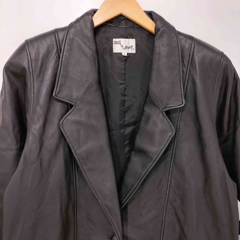 ANGEL LEATHER レザー 2B テーラードジャケット レディース JPN:L