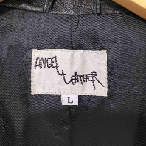 ANGEL LEATHER レザー 2B テーラードジャケット レディース JPN:L