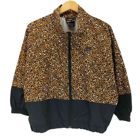 ナイキ NIKE ウーブンレオパードジャケット レディース S