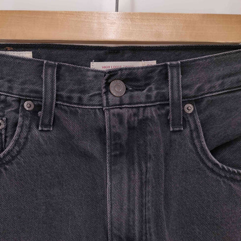 リーバイス Levis HIGH LOOSE TAPER WOMENS TROUSERS ブラック デニム パンツ レディース W26 L29
