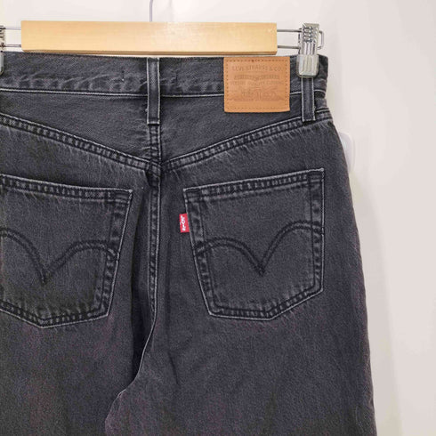 リーバイス Levis HIGH LOOSE TAPER WOMENS TROUSERS ブラック デニム パンツ レディース W26 L29
