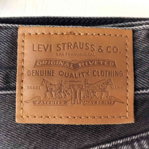 リーバイス Levis HIGH LOOSE TAPER WOMENS TROUSERS ブラック デニム パンツ レディース W26 L29
