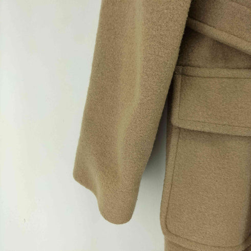 ブルーレーベルクレストブリッジ BLUE LABEL CRESTBRIDGE 裏地チェック ウールロングコート レディース JPN:40