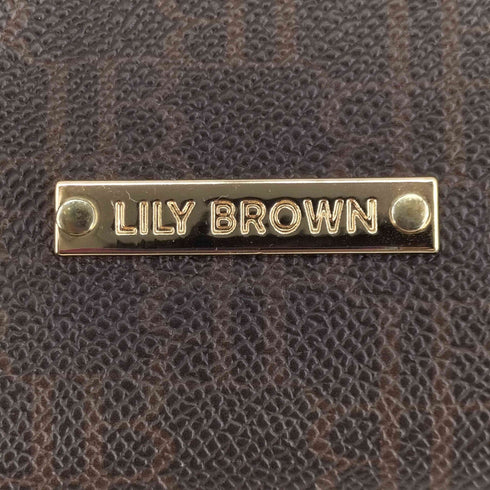 リリーブラウン Lily Brown バイカラーハンドルミニトート レディース