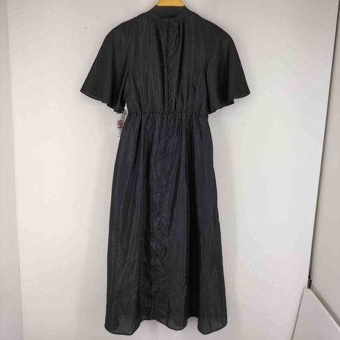 ユナイテッドアローズグリーンレーベルリラクシング UNITED ARROWS green label relaxing シアー スタンドネック フレア スリーブ ワンピース レディース