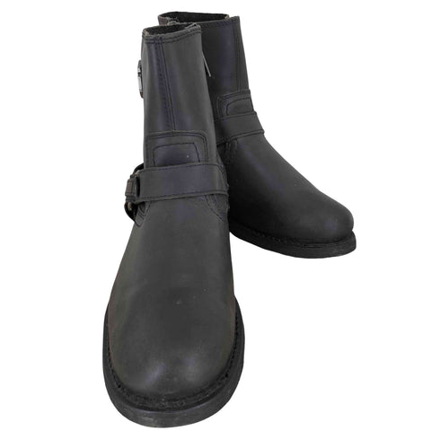 ハーレーダビッドソン HARLEY-DAVIDSON Scout Black 7-Inch Leather Boots メンズ US:9.5