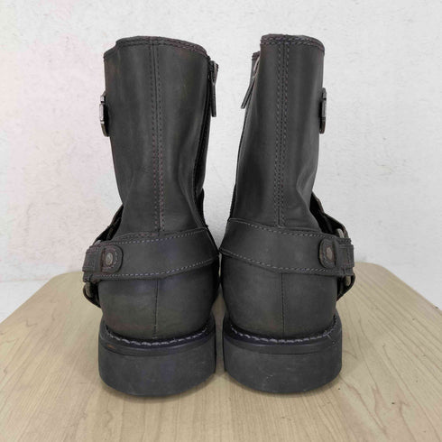 ハーレーダビッドソン HARLEY-DAVIDSON Scout Black 7-Inch Leather Boots メンズ US:9.5