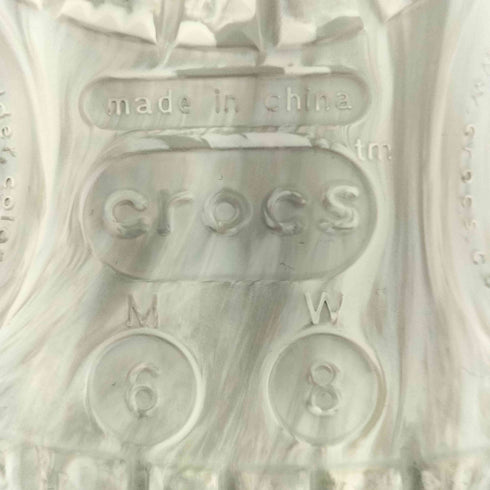 クロックス crocs マーブルデザイン サンダル レディース JPN:24