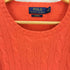 ポロラルフローレン POLO RALPH LAUREN CASHMERE カシミヤ100% ケーブル編み クルーネックニット メンズ import:L