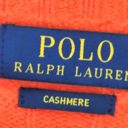 ポロラルフローレン POLO RALPH LAUREN CASHMERE カシミヤ100% ケーブル編み クルーネックニット メンズ import:L