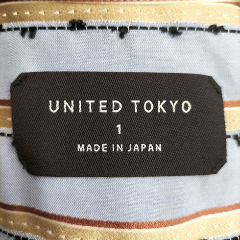 ユナイテッドトウキョウ UNITED TOKYO リラックスストライプスタンドカラーシャツ メンズ JPN:1