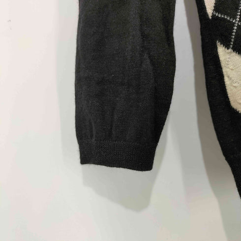 ブルックスブラザーズ BROOKS BROTHERS ウール カシミヤ アーガイル ニット レディース import:L