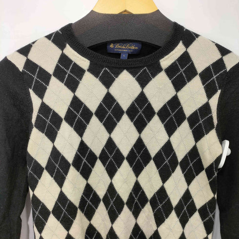ブルックスブラザーズ BROOKS BROTHERS ウール カシミヤ アーガイル ニット レディース import:L