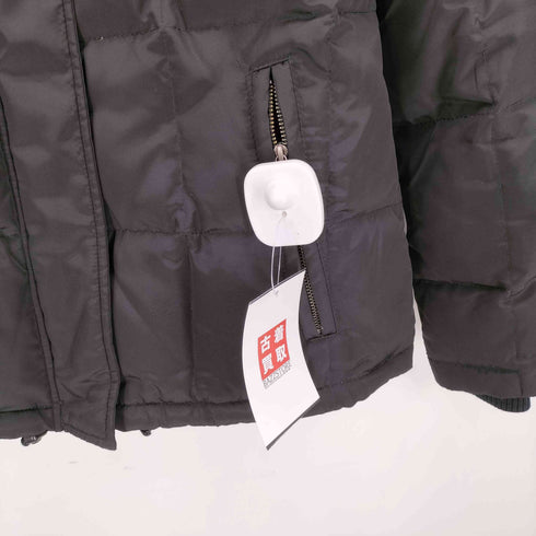 カルバンクラインジーンズ Calvin Klein Jeans ダウンジャケット キルティング ダブルジップ ブラック スタンドカラー メンズ import:M