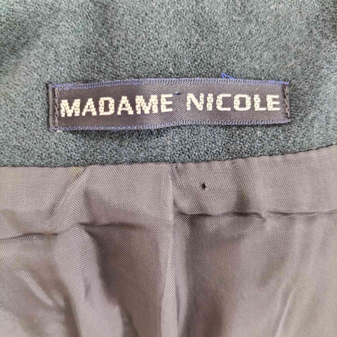 マダムニコル MADAME NICOLE ウエストベルト チェックテーラードジャケット レディース JPN:M