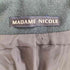 マダムニコル MADAME NICOLE ウエストベルト チェックテーラードジャケット レディース JPN:M