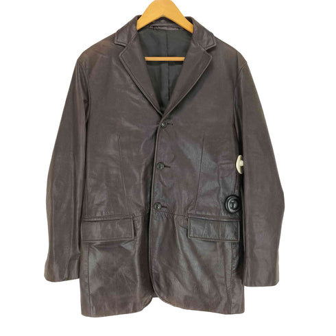 シップス SHIPS cow leather レザーテーラードジャケット メンズ JPN:M