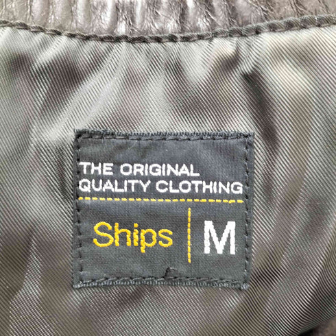 シップス SHIPS cow leather レザーテーラードジャケット メンズ JPN:M