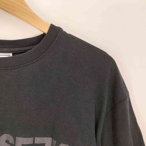 ハイドアンドシーク HIDE AND SEEK 反転ロゴ プリント L/S クルーネック Tシャツ メンズ import:L
