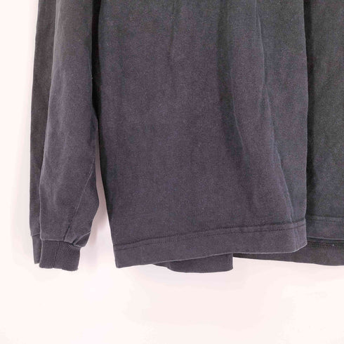 ハイドアンドシーク HIDE AND SEEK 反転ロゴ プリント L/S クルーネック Tシャツ メンズ import:L