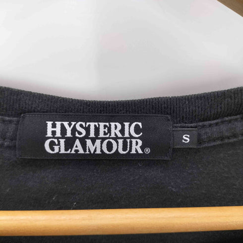 ヒステリックグラマー HYSTERIC GLAMOUR The Devil Made Me Do It photo by Julia Gorton グラフィック プリント Tシャツ ブラック メンズ JPN:S